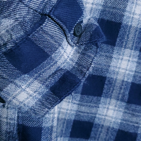 Madewell Oversized Boyfriend Flannel Shirt in Andover - Picture 9 of 14